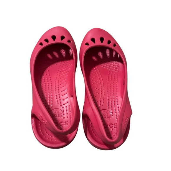 Crocs Kadee Ballet Flat Slip Ons Pink Size 8 Breathable Comfortable Round Toe - Picture 3 of 7